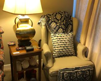 Furniture, Chair, Lamp, Table