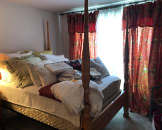 Bed. Bedding