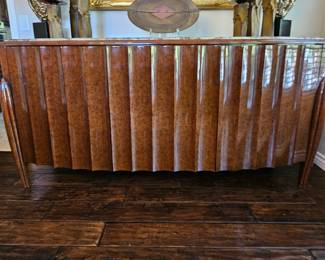 Art Deco style vintage sideboard in the manner of Emile Jacques Ruhlman