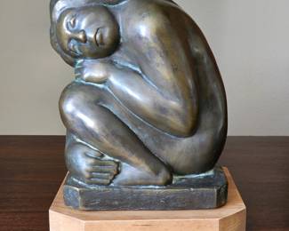 J.D Olt bronze sculpture