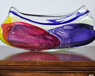 Leon Applebaum art studio glass