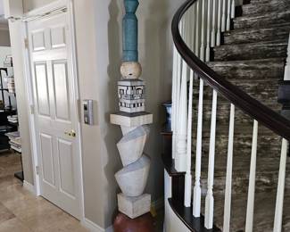 Totem sculpture by Christopher Davis-Benavides