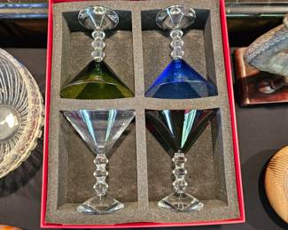 Baccarat Vega martini glasses