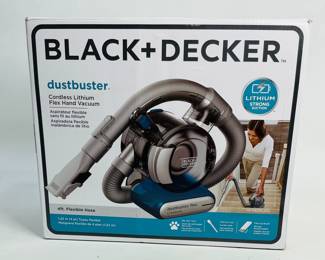 Black & Decker Dustbuster Cordless Lithium Flex Hand Vacuum with 4ft hose. Powers on. Shipping-YES