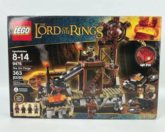 New LEGO- Lord Of The Rings- The Orc Forge 363 pc Kit #9476. Appears unopened.