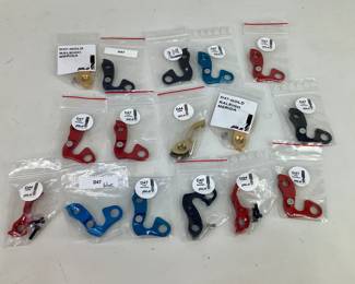 Pilo derailleurs including: (13) D47 for KHS/Raleigh and (9) D78, (3) D44 for Jamis. See photos for more details. Shipping-YES