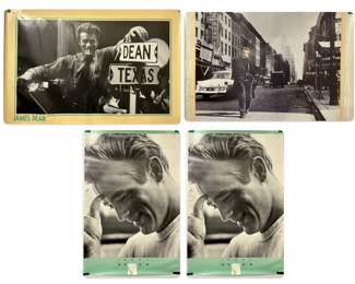 James Dean Posters 1988 James Dean Foundation No. 1476, No. 1690, and (2) No. 1691, H 36" X 24", show wear and tear. Shipping-YES