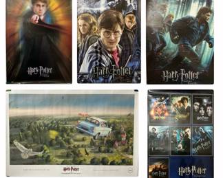 Harry Potter Book & Movie Posters. Book Poster: Harry Potter and the Chamber of Secrets. Movie Poster: The Exhibition (30 Deathly Hallows Part 1, and the Goblet of Fire. show wear and tear, corners damaged. Shipping-YES