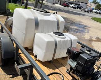 Trailer with Pressure Washing Equipment Orlando Estate Auction