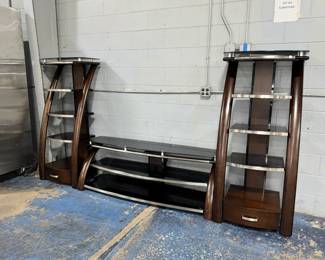 TV Console with Shelving Units Orlando
