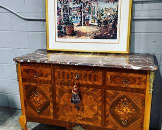 Napoleon Chest of Drawers and Artwork Orlando Estate Auction