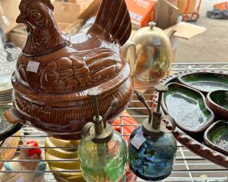 Antiques.  Dishes.