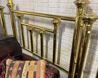 Brass bed