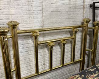 Brass bed