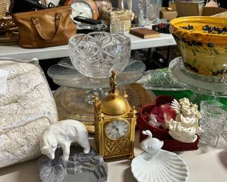 Trinket dishes.  Tableware.