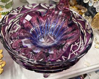 Purple glass.