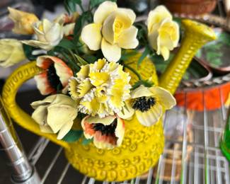 Floral arrangements.
