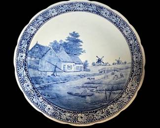 Vintage Delfts Holland Large Platter