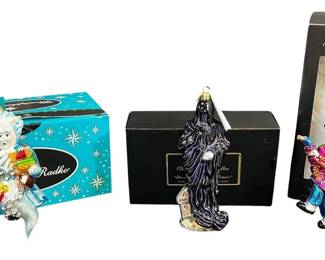 Christopher Radko A Christmas Carol Ornaments