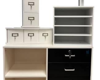 White Office Organizational Furniture 