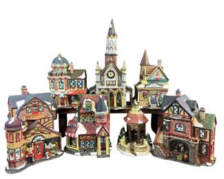 Grandeur Noel 2000 Victorian Village w Box