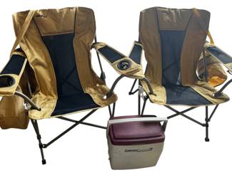 Coleman Cooler 2 Camper Chairs