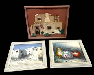Beautiful HandPainted Framed Artwork