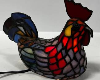 Stained Glass Chicken Light