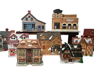 Christmas Snow Houses 