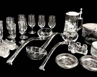 Clear Glassware And Serving Dishes