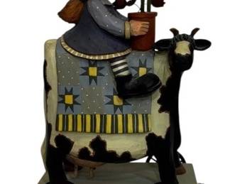 Williraye Studio Cow Mantle Decor