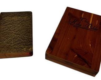 Vintage Holy Bible With Box Vintage Book