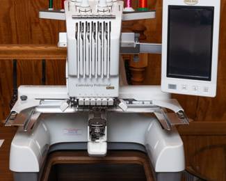 Baby Lock Embroidery Machine BMP9 with SUPER LOW STITCH COUNT of 2,219,686 Stitches. Serviced on November 6, 2025 by Jenice's Sew Right - It is in EXCELLENT condition!