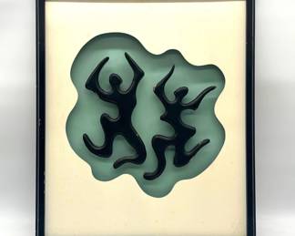 MCM 3D figural wall art
