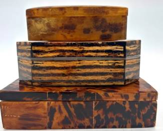 Decorative tortoise style boxes