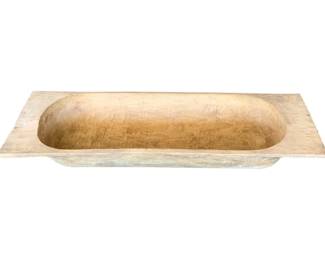 1571 - Plantation Size Wooden Dough Bowl 8x53x18
