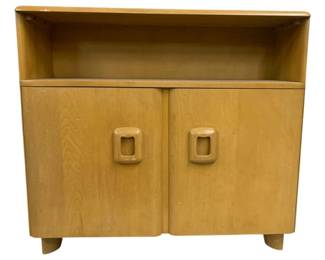 2265 - Heywood Wakefield 2 Door Bookcase Cabinet 33 x 36 x 11
