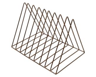 1553 - Metal Folder Rack 7 x 7 x 10

