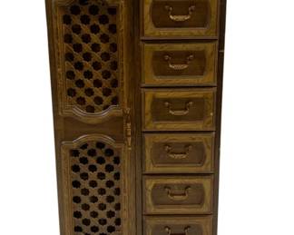 349 - Wood Jewelry Box 19 x 11 x 6
