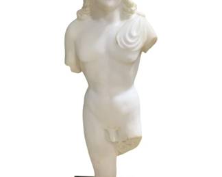 2517 - Marble Nude Statue 36" Tall
