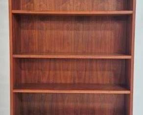 9220 - Vintage Danish Walnut Mid-Century Bookshelf 79 x 35 x 9.5
