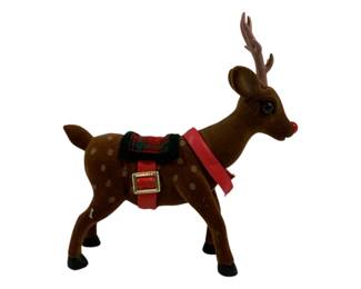 433 - Animatronic Reindeer - 17 x 15 x 4 used as-is electric/electronic/mechanical item - no guarantee all components, untested

