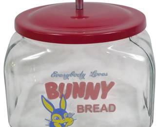 778x - Bunny Bread Store Jar 7 x 8 x 7
