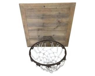 2562 - Basketball Goal on Wooden Board 22 x 22
