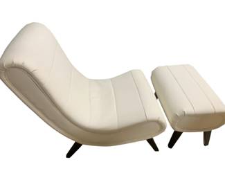 2538 - Swoop Chair w/ Ottoman chair 36 x 26 x 36
