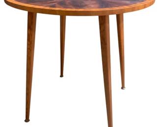 2511 - Banded Inlay Round Table 29 x 30
