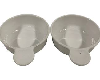 955 - 2 Corning Handled Pots 5.5 x 7.5
