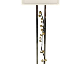 2340 - John Richard Floral Floor Lamp 65" Lamp direct from showroom, untested
