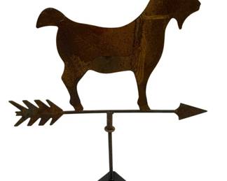 126 - Rusty Goat Weathervane 39 x 27
