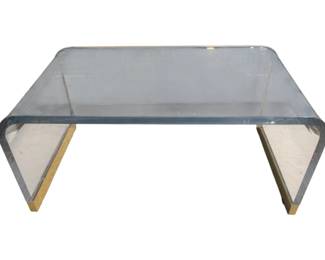 2626 - Chelsea House Waterfall Acrylic Cocktail Table 18 x 41 x 23
